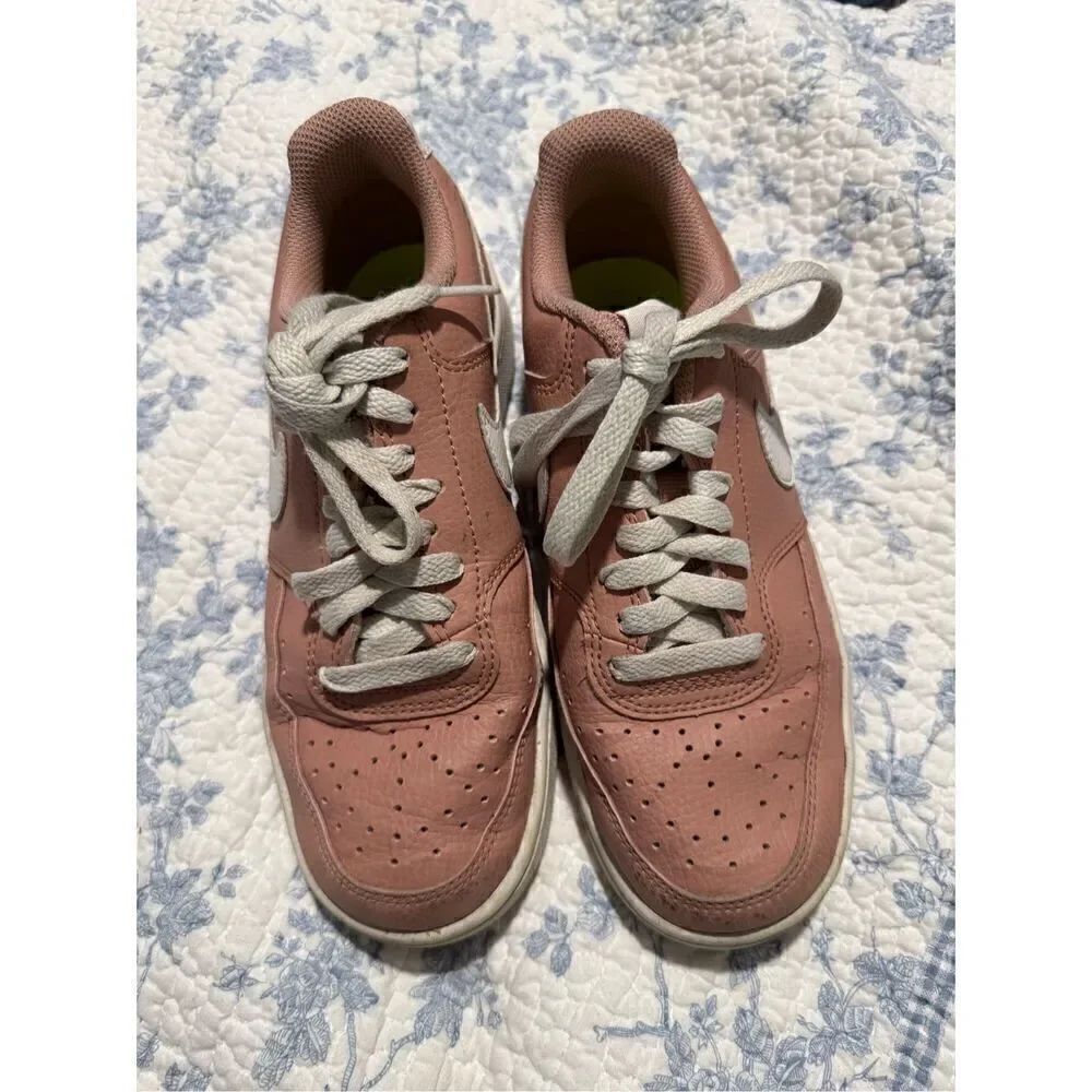 Nike court vision nature pink low top canvas sneaker 6